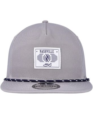 Men's Gray Nashville SC Patch Golfer Adjustable Hat