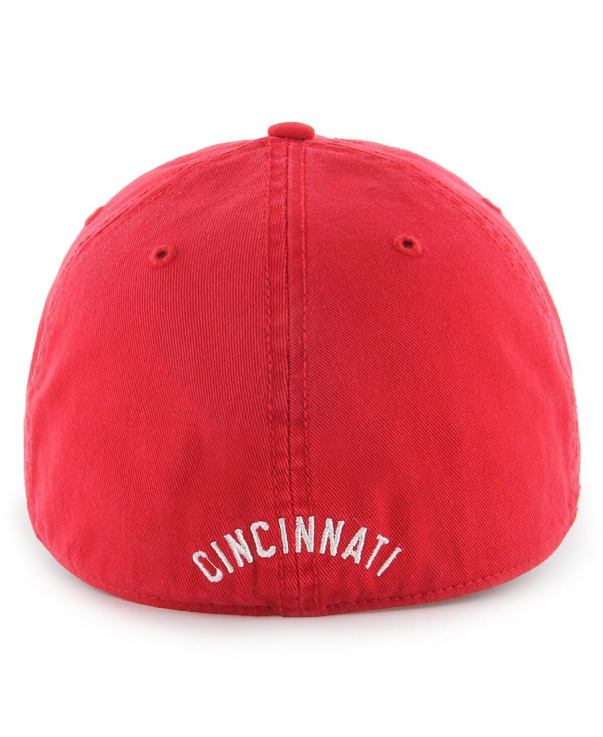 47 BRAND MEN'S '47 BRAND RED CINCINNATI REDS COOPERSTOWN COLLECTION FRANCHISE FITTED HAT 
