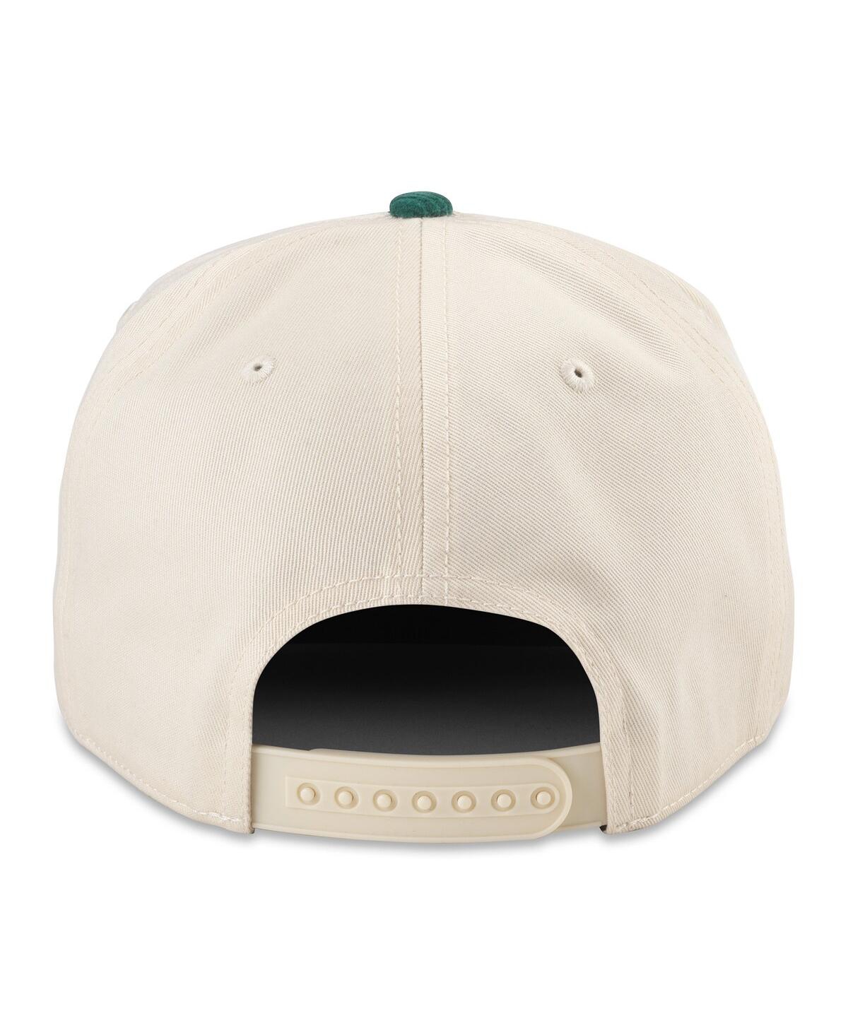 AMERICAN NEEDLE MEN'S AMERICAN NEEDLE CREAM, GREEN MINNESOTA WILD BURNETT ADJUSTABLE HAT 