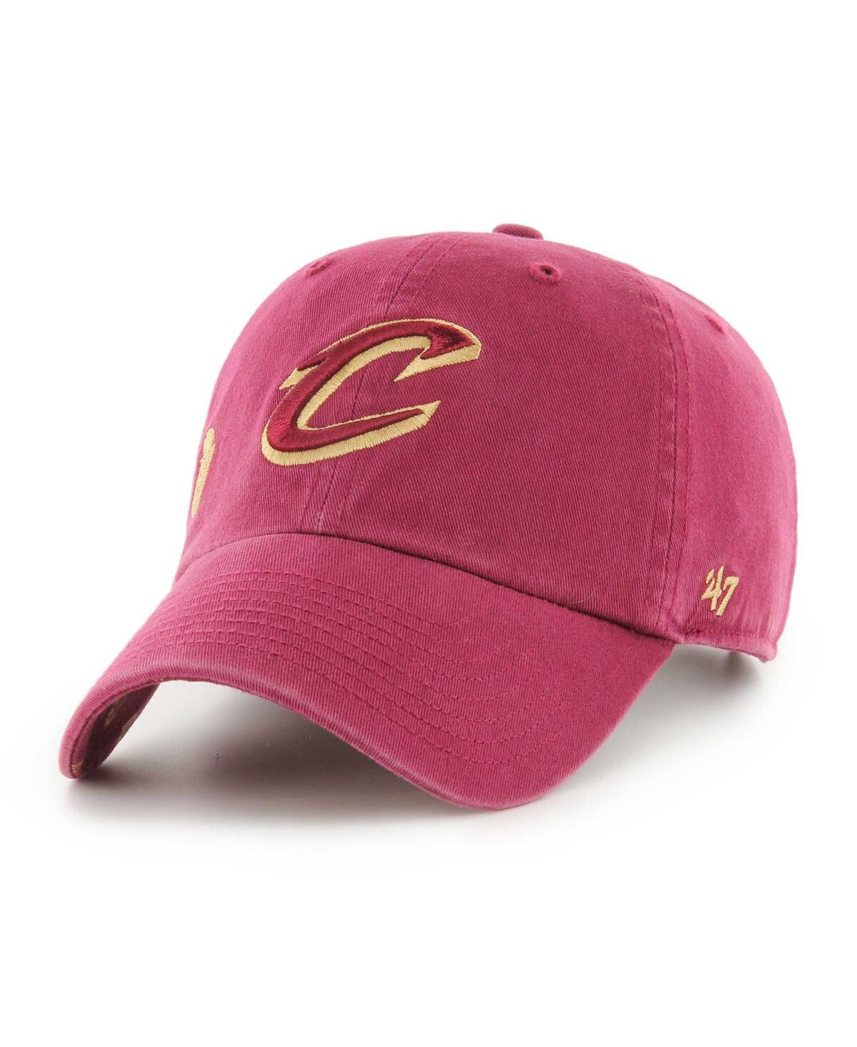 Shop 47 Brand Women's ' Wine Cleveland Cavaliers Confetti Undervisor Clean Up Adjustable Hat