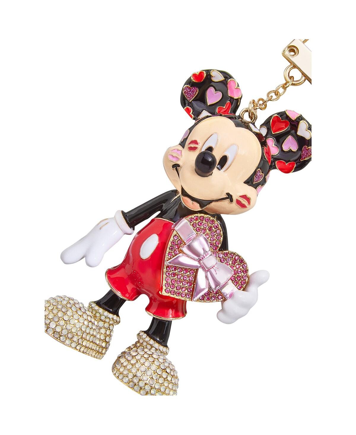 Shop Baublebar Women's  Mickey Mouse Valentine's Day Hearts Bag Charm In Multi