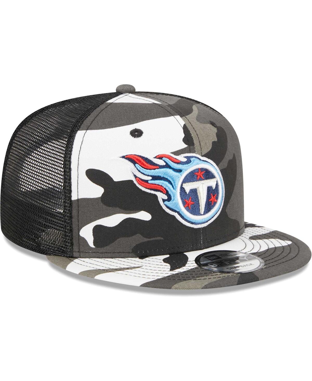 New Era Urban Camo Tennessee Titans 9fifty Trucker Snapback Hat In Camo