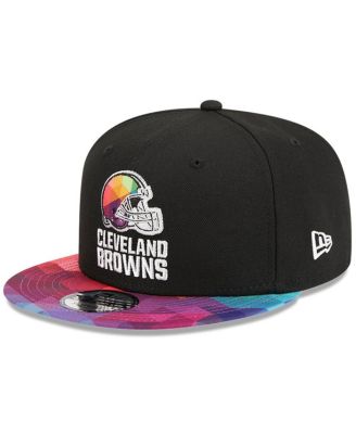Men's Black Cleveland Browns 2023 NFL Crucial Catch 9FIFTY Snapback Hat