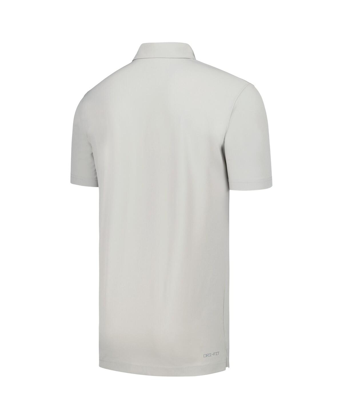 Men's NikeKansas State Wildcats Sideline Polo Shirt - Gray