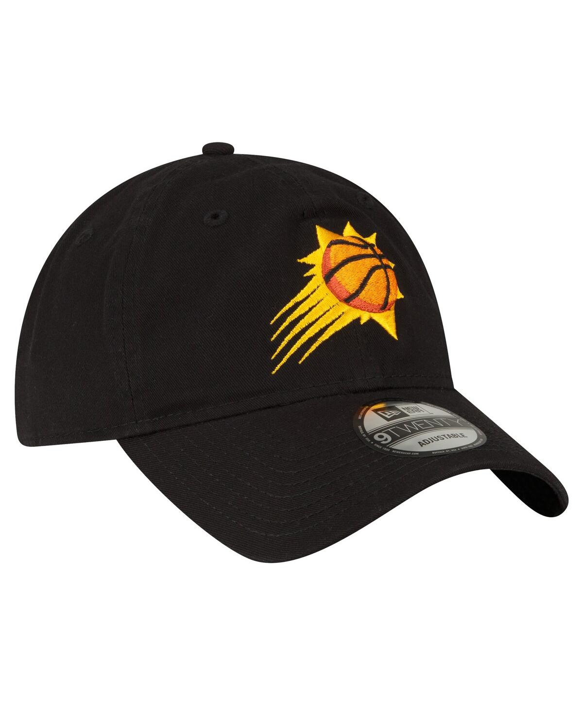 Shop New Era Men's  Black Phoenix Suns Team 2.0 9twenty Adjustable Hat