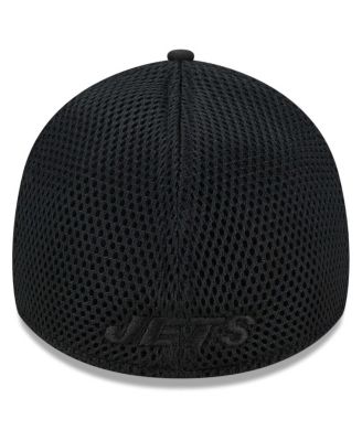 Men's Black New York Jets Main Neo 39THIRTY Flex Hat