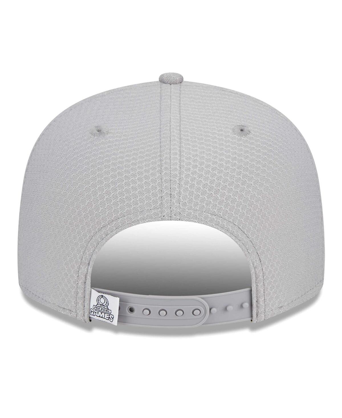Shop New Era Men's  Gray Denver Broncos 2024 Pro Bowl 9fifty Adjustable Snapback Hat