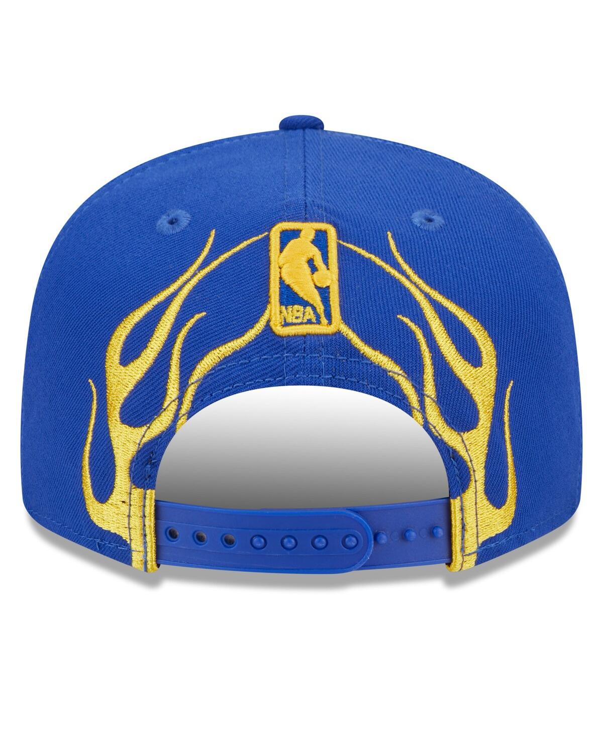 Men's New EraGolden State Warriors 2024 Nba All-Star Game Rally Drive Flames 9FIFTY Snapback Hat - Royal