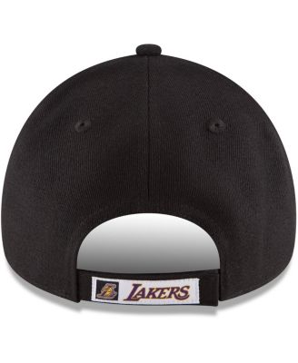 Men's Black Los Angeles Lakers Official Team Color The League 9FORTY Adjustable Hat
