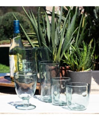 Rustic Double Old Fashioned Glasses, Set of 6