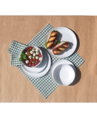 Natureone Craft Soft Matte Finish Coupe Salad Plates, Set of 6