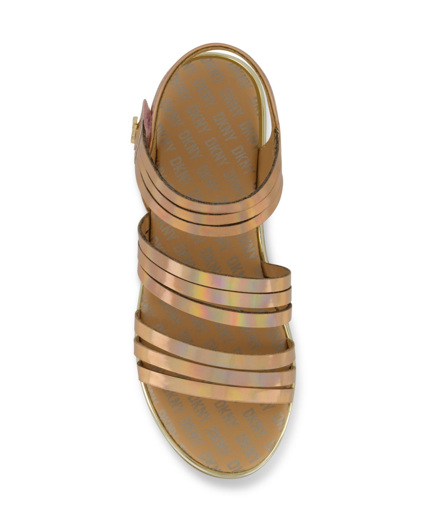 Сандалии DKNY Cassie Denaris Open Toe Sandals для девочек, цвет: Серо-коричневый — фото 4