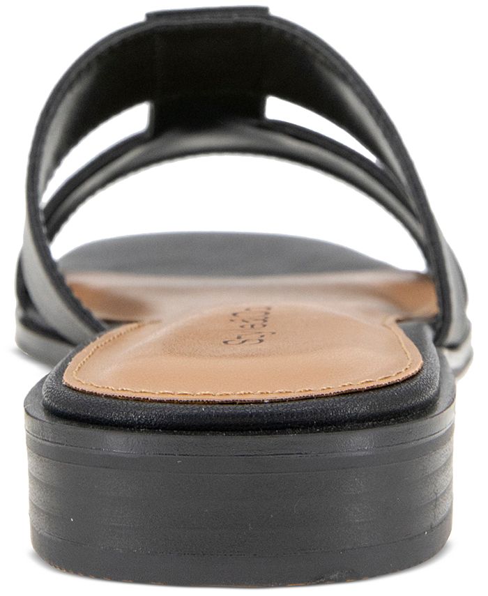 Style & Co Gabbyy Slip-On Slide Flat Sandals, Created for Macy's - Macy's