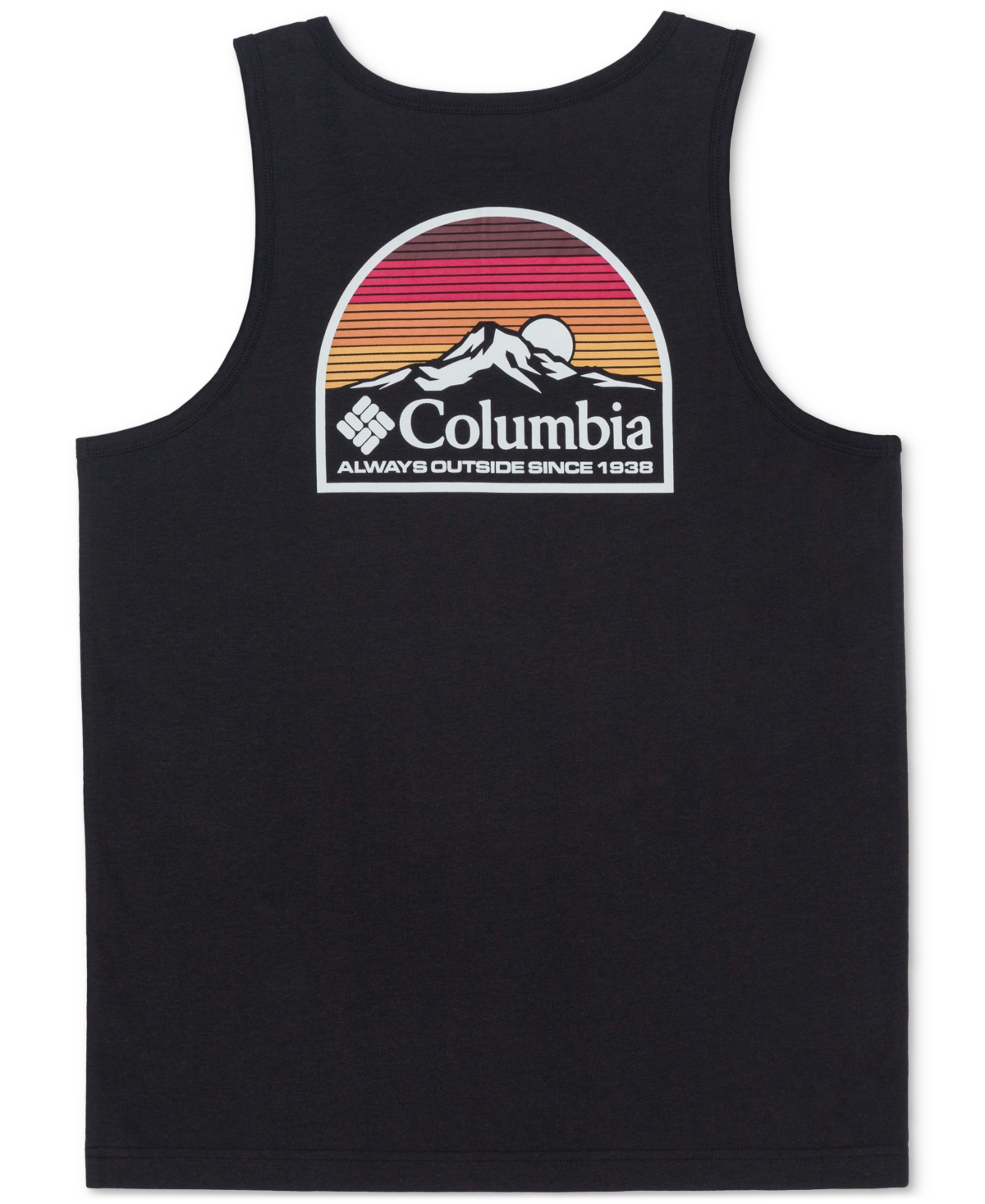 Shop Columbia Men's Logo Graphic Tank Top In Black