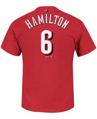 Majestic - Men's Billy Hamilton Cincinnati Reds Player T-Shirt