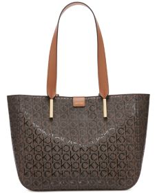 Calvin Klein Audrey Signature Tote Macy s