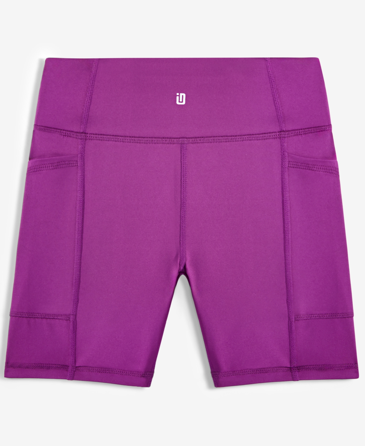 Id Ideology Big Girl Core Solid Bike Shorts, Created for Macy's