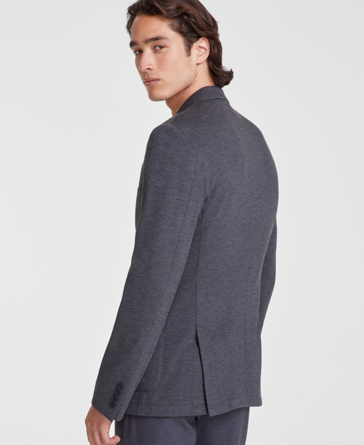 Calvin Klein Men's Slim-Fit Solid Knit Sport Coat
