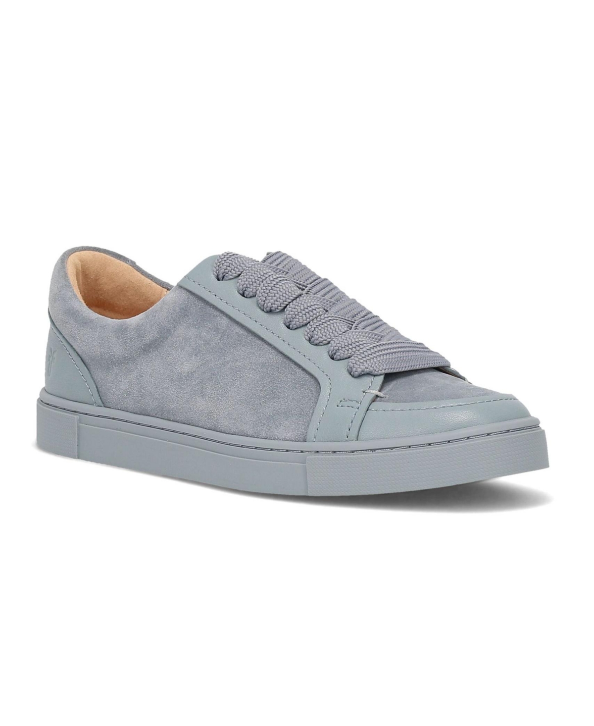 Women's Ivy Court Low Lace Up Leather Sneakers - Steel Blue - Suede Leather