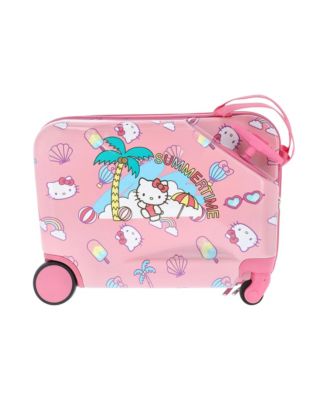 Hello Kitty Ride-on Luggage Summer Time Kids 14.5" luggage