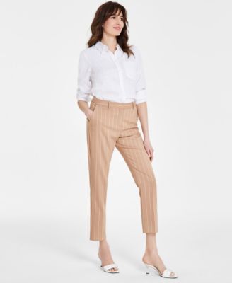 Tahari ASL Plus Size Two-Button Roll Tab Jacket & Shannon Pants - Macy's