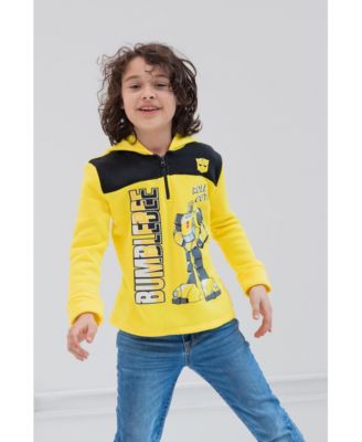 Toddler Boys Optimus Prime Bumblebee Megatron Half Zip Pullover Hoodie