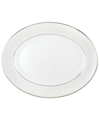 Lenox - "Venetian Lace" Oval Platter, 13"