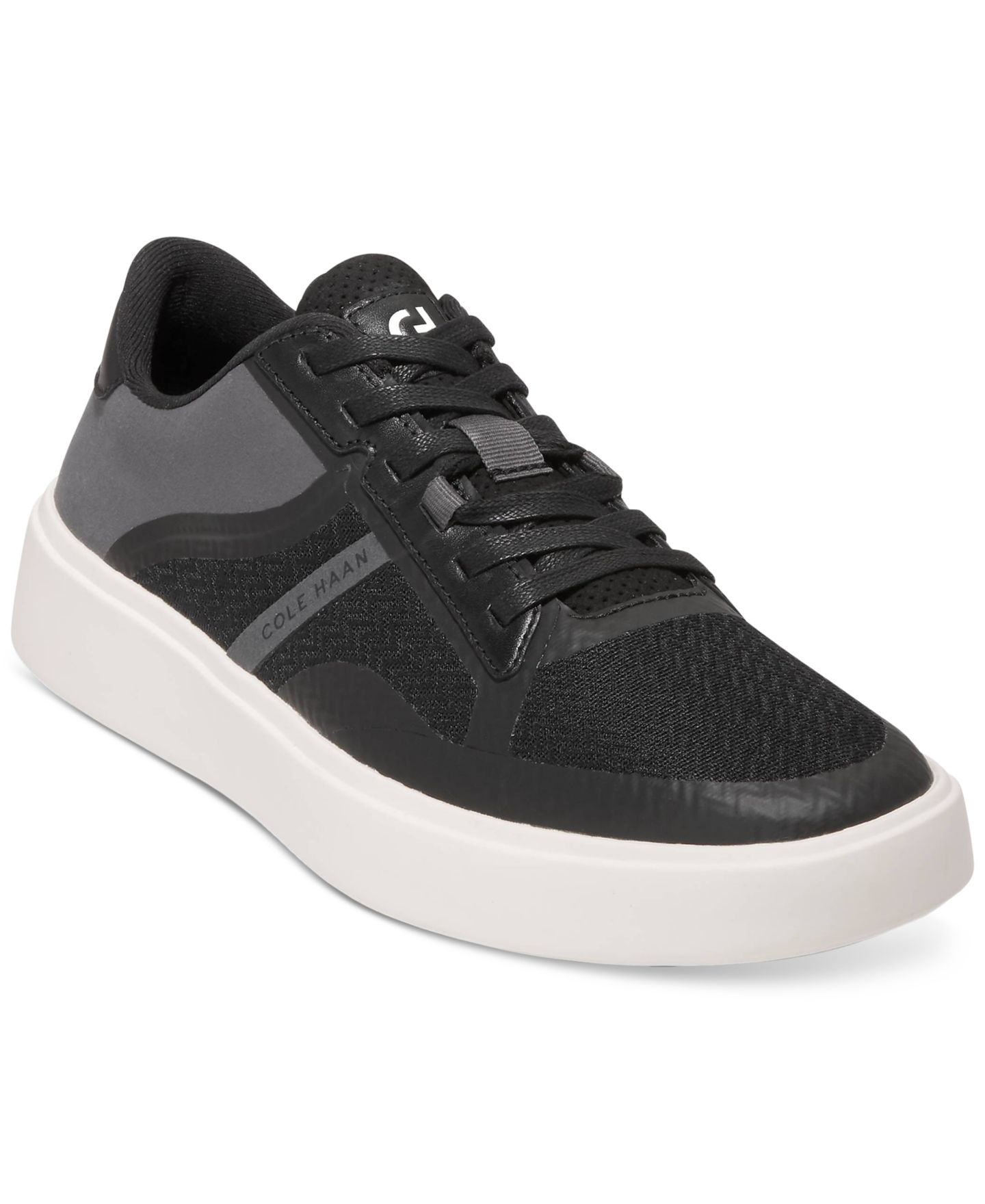 Мужские кроссовки Cole Haan Grand Crosscourt Winner Lace-Up, цвет: Чёрный / Серый — фото 1