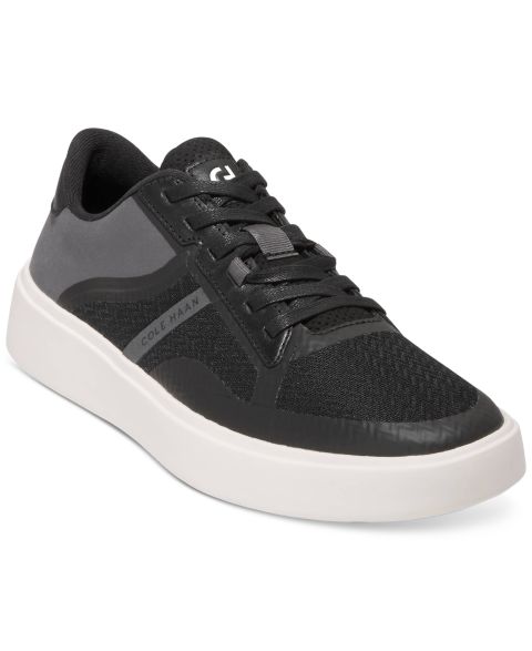 Мужские кроссовки Cole Haan Grand Crosscourt Winner Lace-Up, цвет: Чёрный / Серый