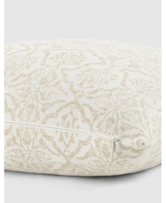 Damask Printed Decorative Pillow, 20" x 20"