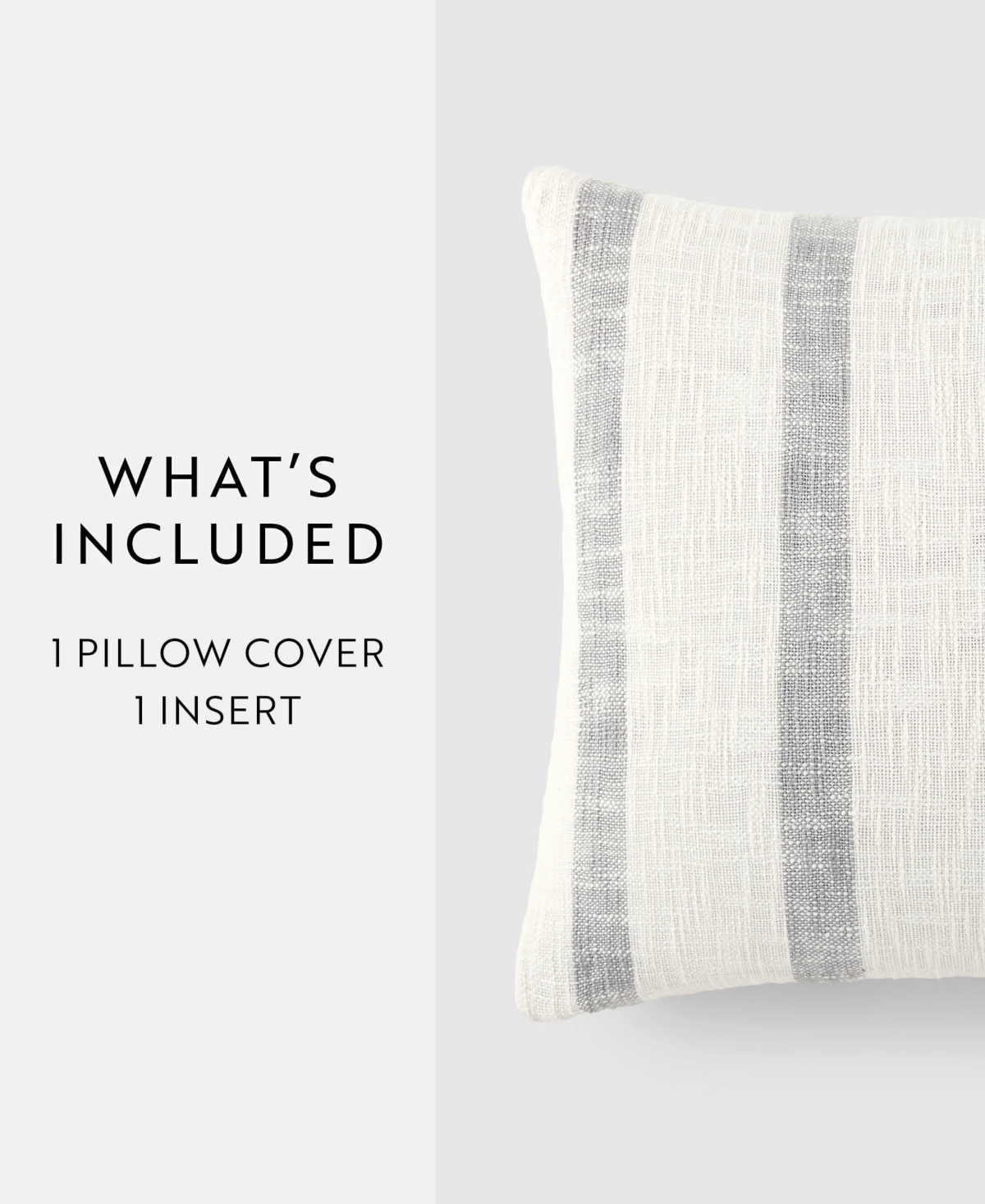 ienjoy Home Striped Yarn Dyed Decorative Pillow,