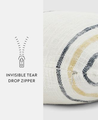 Striped Yarn Dyed Decorative Pillow, 20" x 20"