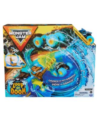Monster Jam Megalodon Loop of Doom Stunt Playset with Exclusive 1