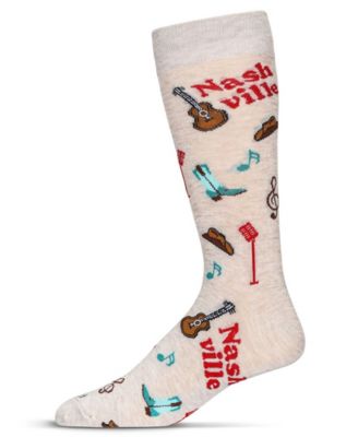 Men's Destination Rayon from Bamboo Novelty Crew Socks