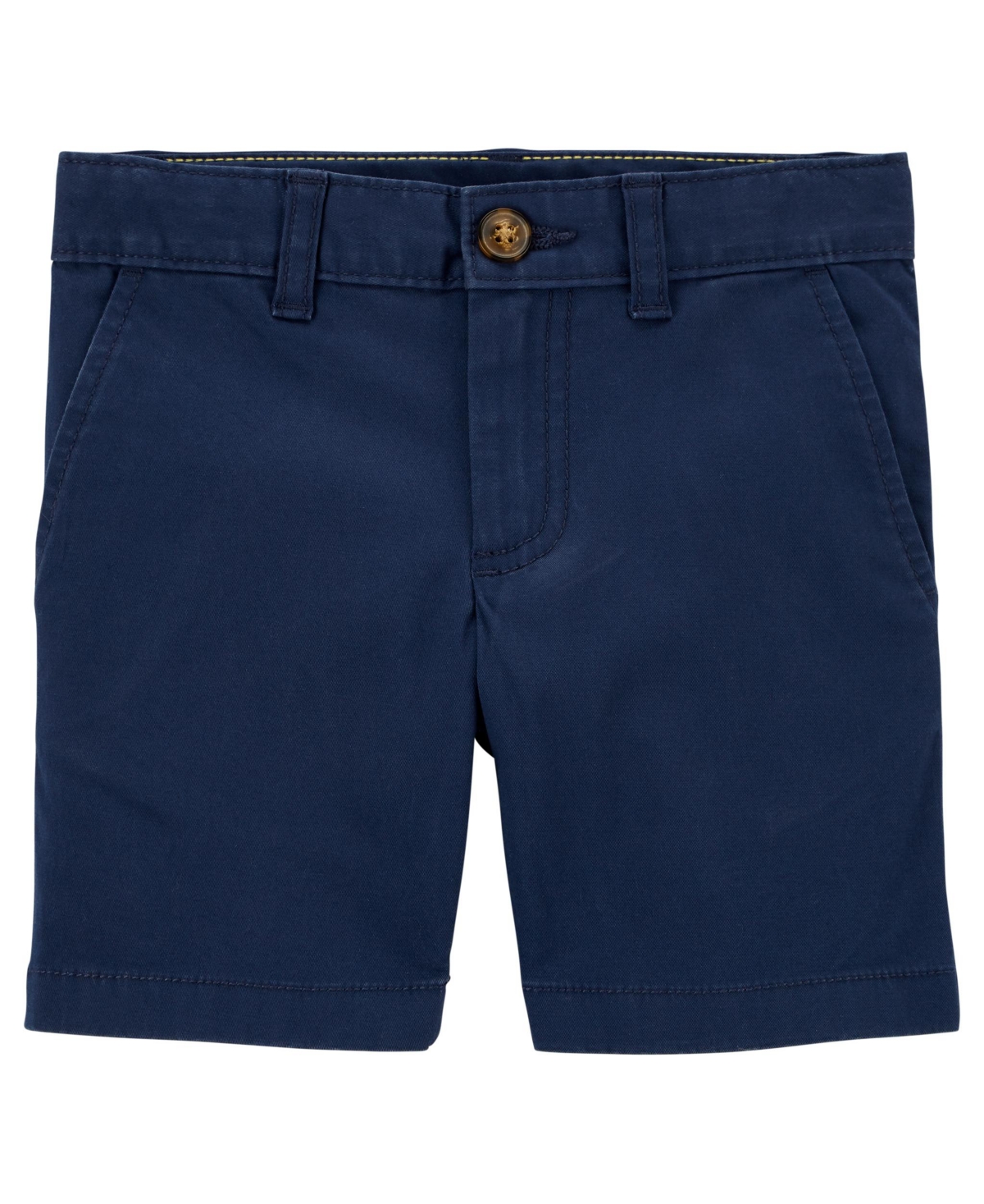 Shop Carter's Toddler  Blue Flat Front Shorts In Black