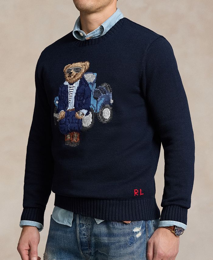 Polo Ralph Lauren Men's Polo Bear Sweater - Macy's