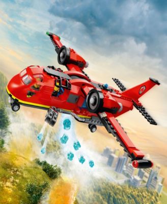 City Fire Rescue Plane Toy for Kids Set 60413, 478 Pieces