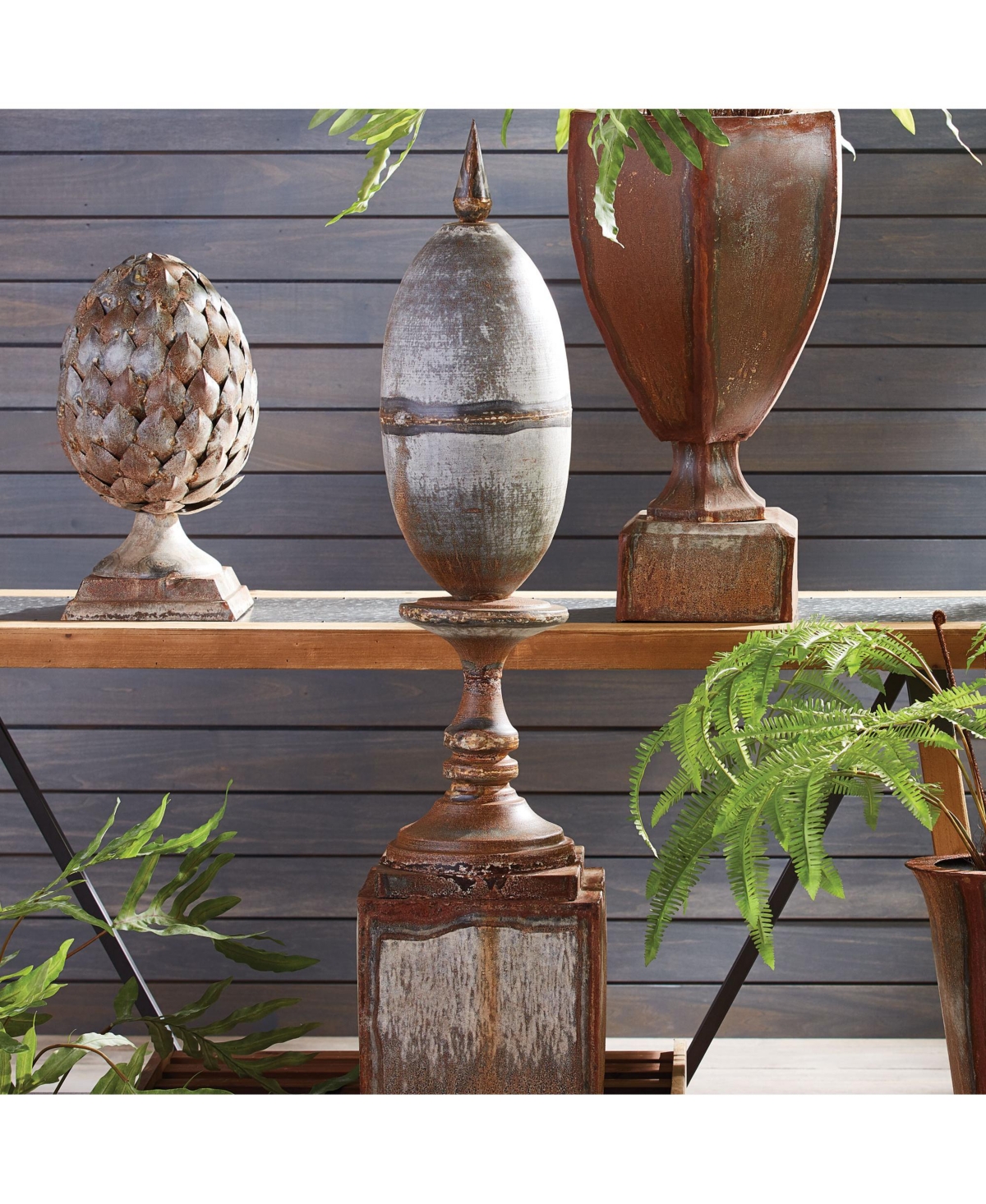 Weathered Metal Finial