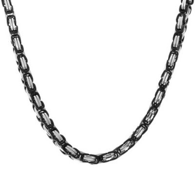 Biker Jewelry Urban Double link Flexible Heavy Chain Necklace Stainless Steel