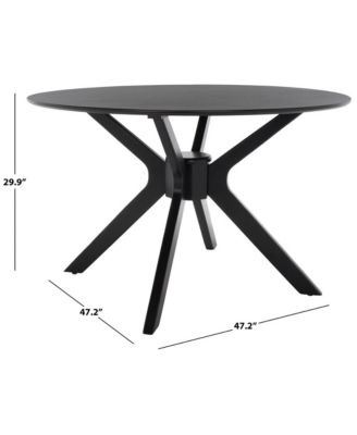 1 PC Rubberwood Nicolai Round Dining Table