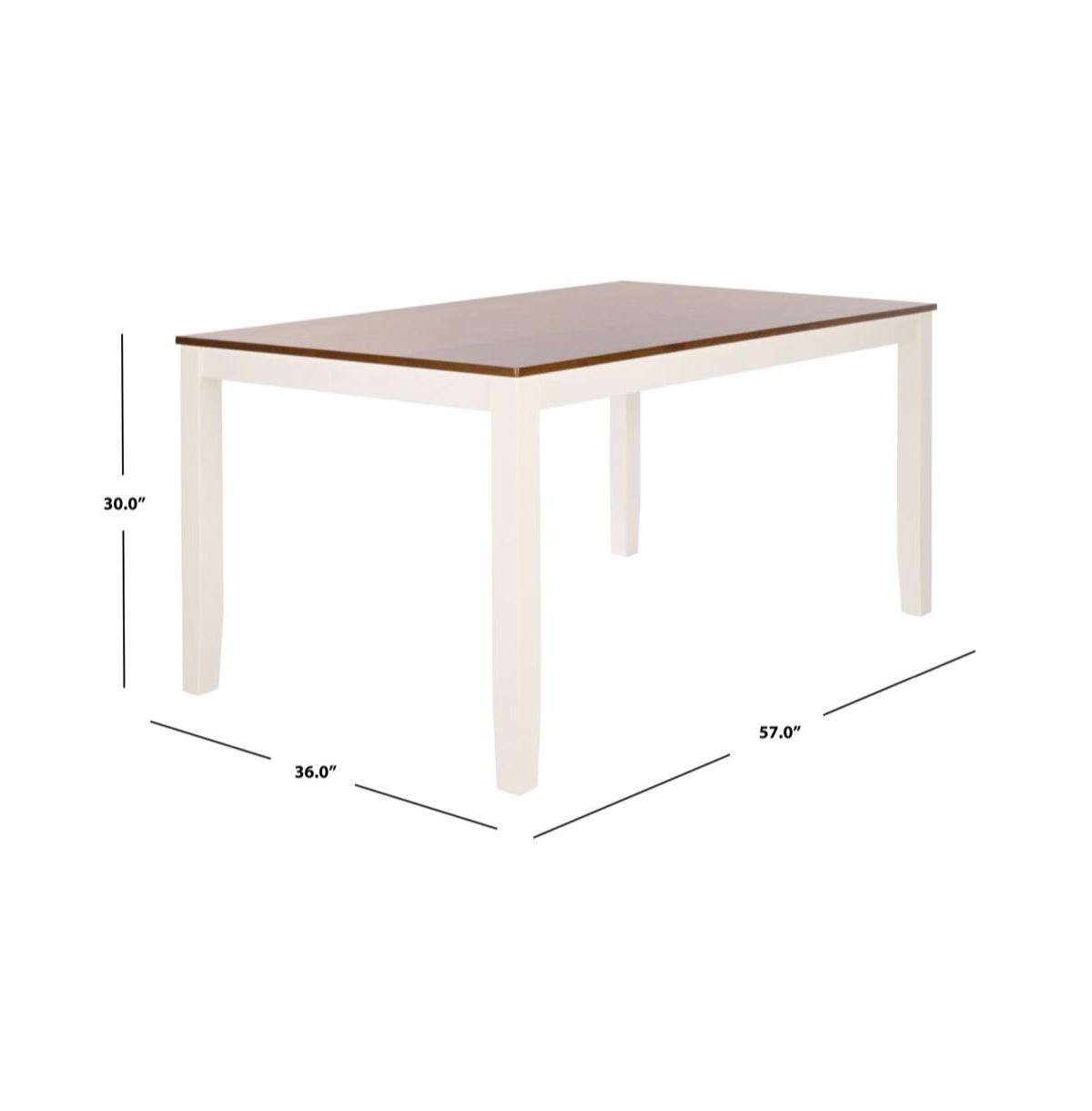 Safavieh Silio Rectangle Dining Table -natural