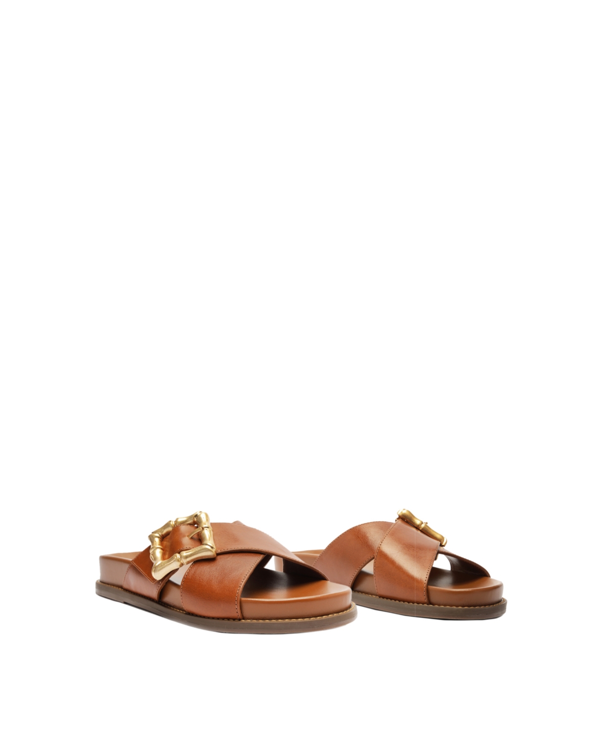 Schutz Women's Enola Crossed Flat Sandals