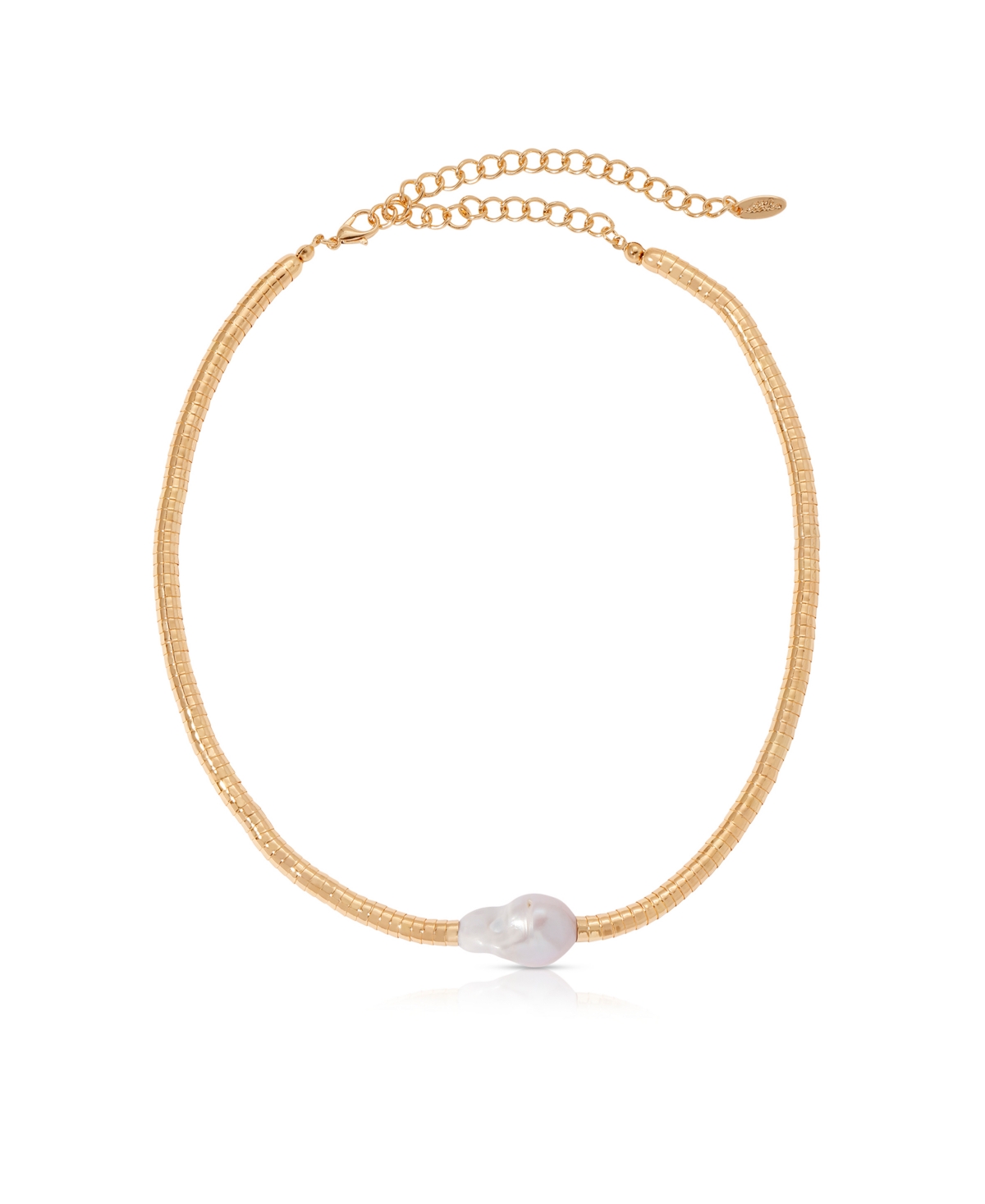 Liquid 18K Gold-Plated and Cultured Freshwater Pearl Choker - Gold