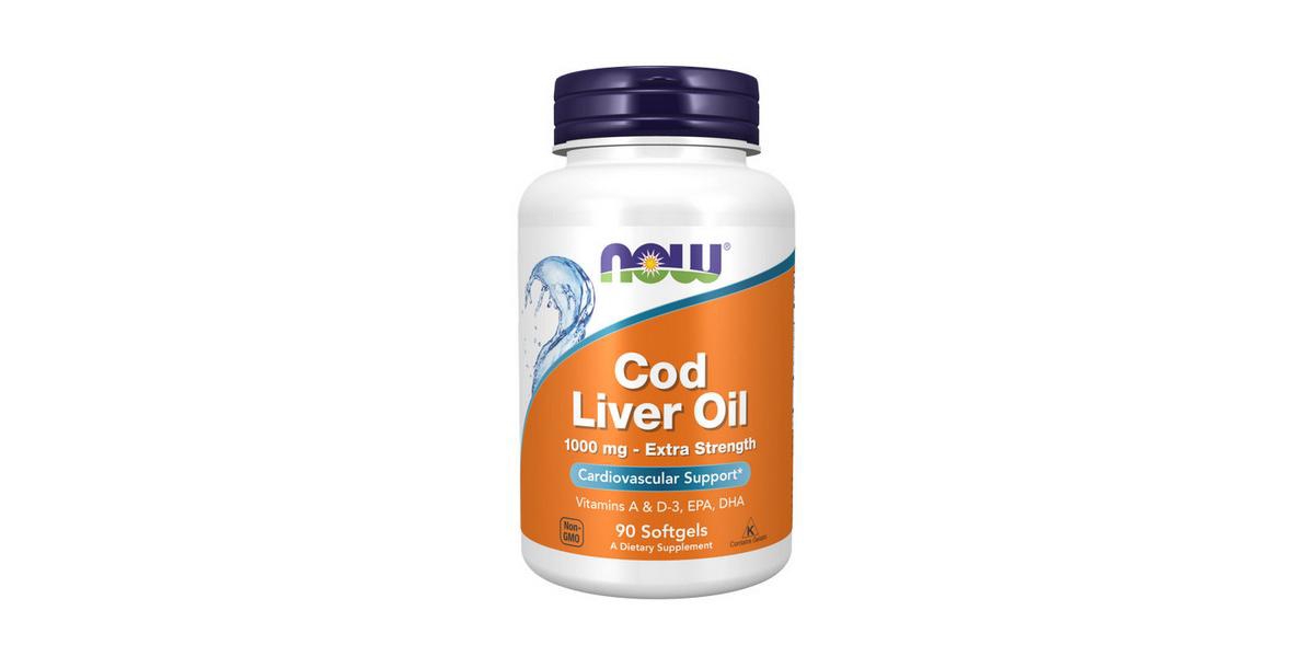 Cod Liver Oil, 1000 mg, 90 SoftGels