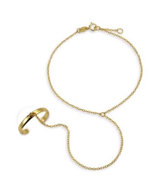 Bling Jewelry Collare A V Intrecciato Oro Giallo 14K – Girocollo Moderno Per Donna