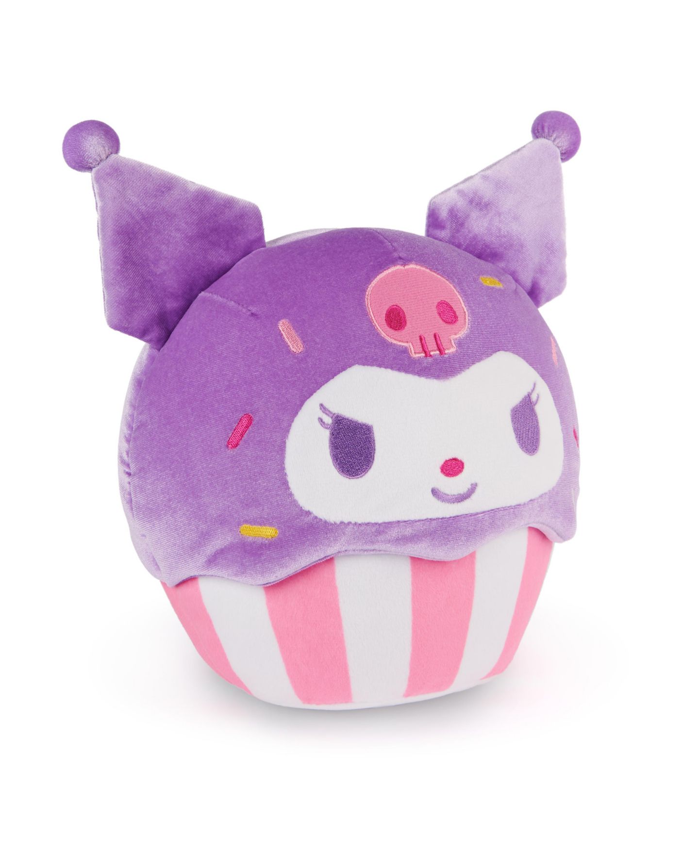 Детские мягкие игрушки Gund Sanrio Hello Kitty and Friends Kuromi Cupcake Plush, Stuffed Animal, For Ages 3 and up, 10" — фото 3