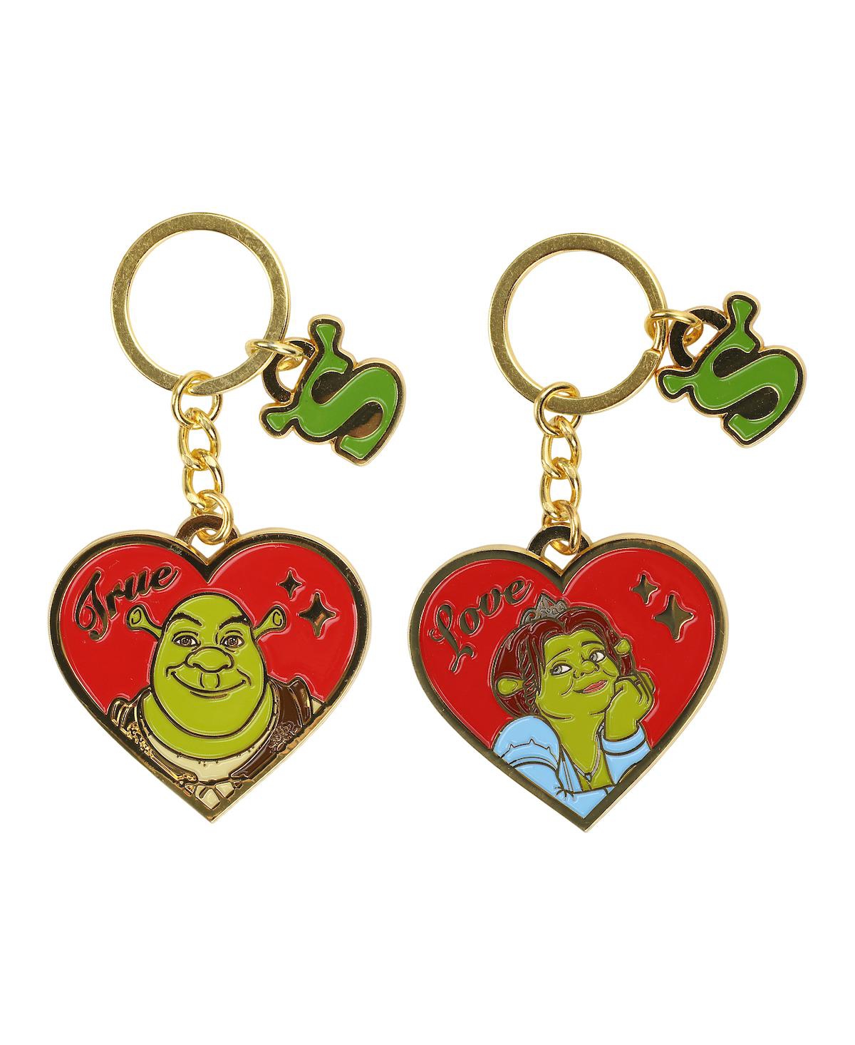 Dreamworks Shrek & Fiona Bestie Keychains - Multicolored