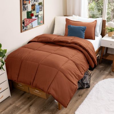 Down Alternative Hydro-Brushed Microfiber 2-Piece Comforter Set, Twin/Twin XL