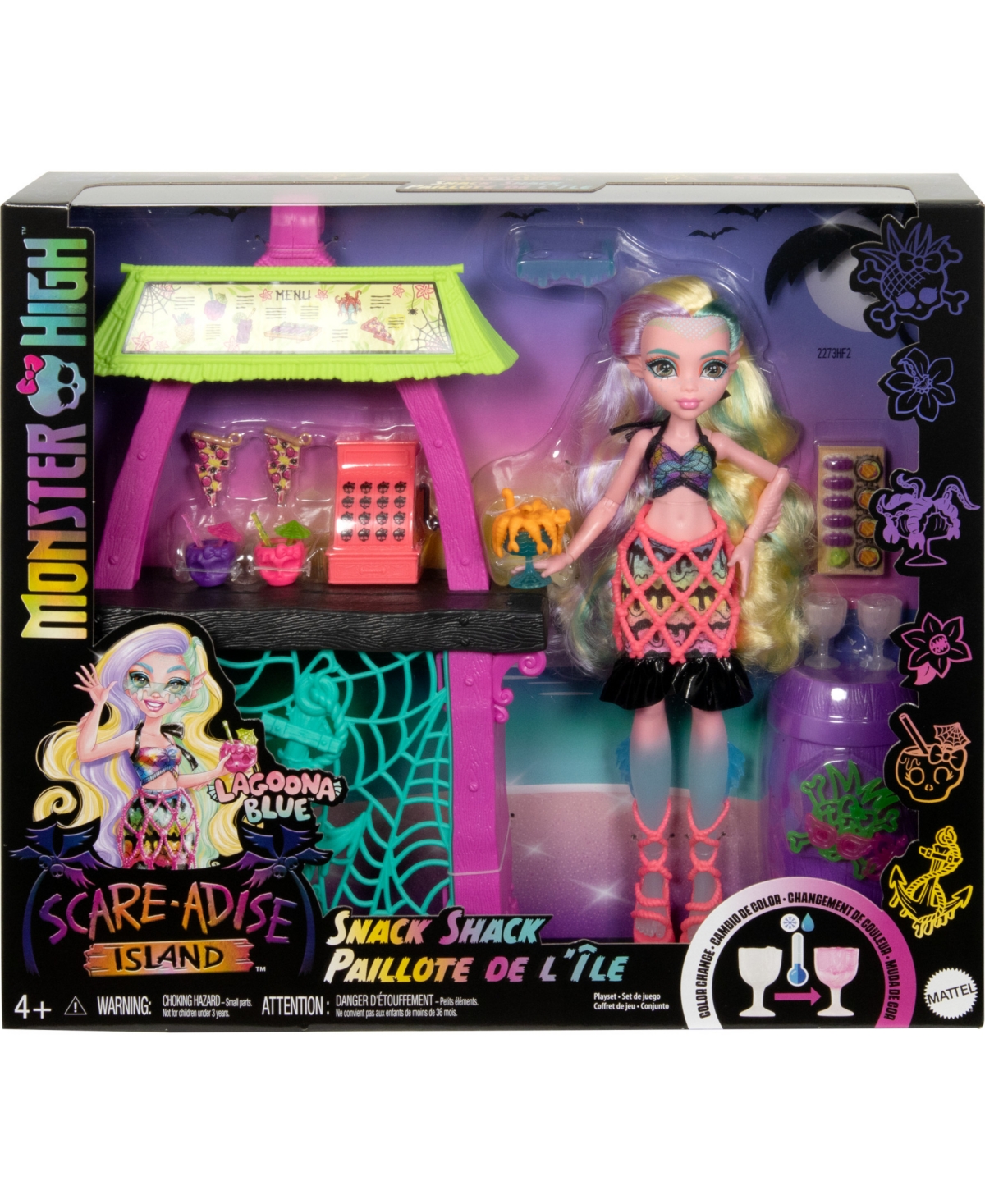 Shop Monster High Scare-adise Island Snack Shack Playset With Lagoona Blue Fashion Doll In No Color
