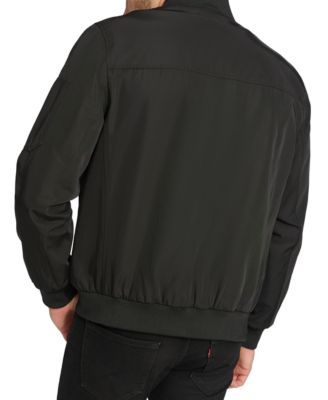 Men's Solid-Color Zipper Flight Jacket